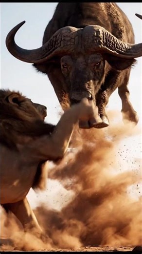 Can an African Buffalo Really Defeat a Lion in a Head to Head Fight