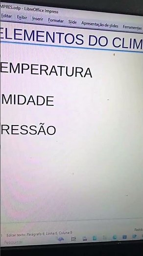 ELEMENTOS DO CLIMA #geografia