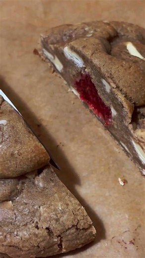 White Chocolate & Raspberry Cookie - Perfect for Valentine’s Day!