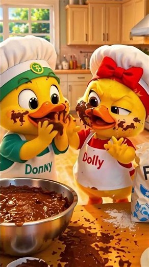 He Used the WRONG Ingredient! 😳😂 | Funny Baking Cartoon | Donny & Dolly | Kids Cartoon for Toddlers