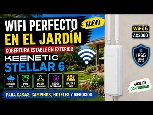 OUTDOOR Wi-Fi with no dead zones 🛜 Keenetic Stellar: fast, stable, and easy to set up