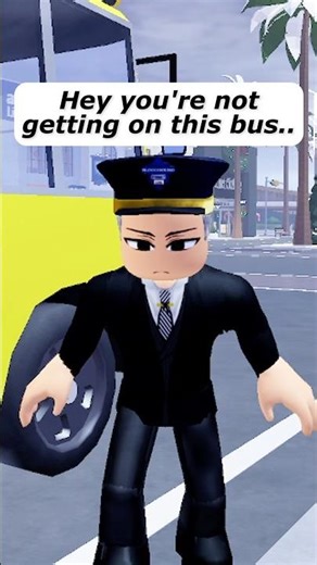Returning the Kindness of My School Bus Driver #roblox #shorts