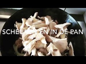 Koken met oesterzwammen: bakken