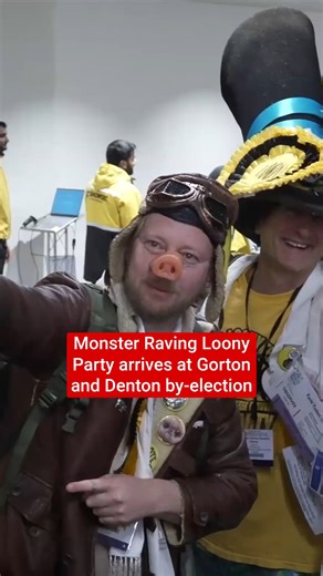 Monster Raving Loony Party arrived at Gorton and Denton by-election | The Independent