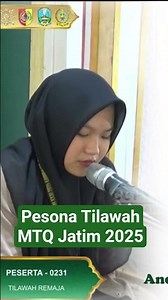 Tilawah Remaja MTQ Jawa Timur #quranrecitation #tilawahanak #tilawat #shorts #shortsvideo