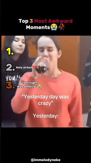 TOP 3 MOST AWKWARD MOMENTS😭🥀 (awkward asl😭)