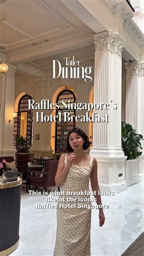 Raffles Singapore Hotel Breakfast