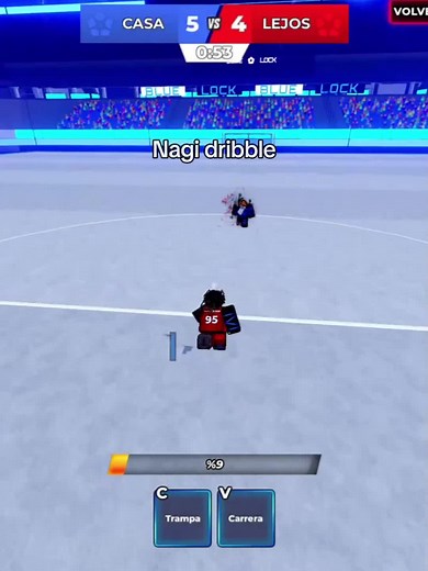 Nagi's Dribble Showcase in Blue Lock Rivals on Roblox