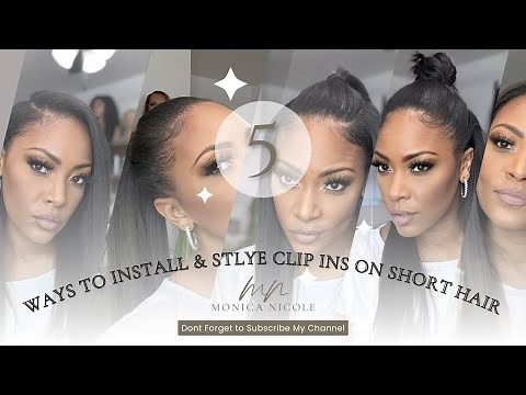 5 Ways To Style Clip In Extensions Even On Short Hair