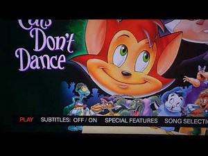 cats don't dance blu ray vs DVD comparison