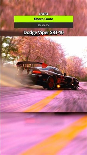 Beautiful Dodge Viper SRT-10 Drift Build YOU NEED in FH6!😍!#fh6 #forzahorizon6 #drifting