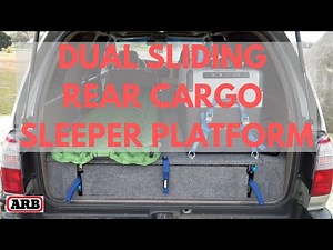 Dual Sliding Rear Cargo Drawer Storage / Sleeper Platform - For 4Runner or SUV