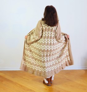 Crochet Chevron Coat Pattern - Crazy Cool Crochet