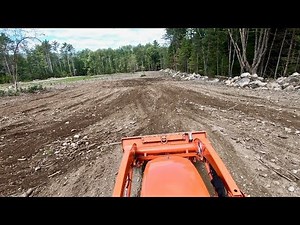 Making the 4 Acres we had Logged Into Pasture (using a Kubota BX2370)