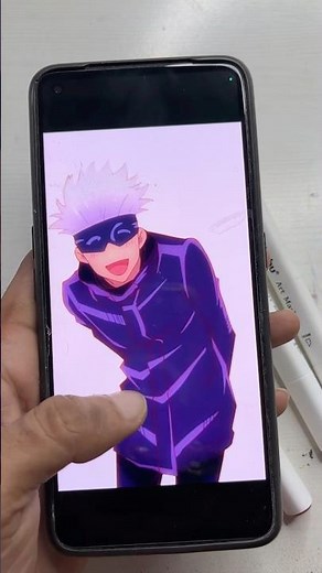 Drawing gojo || Jujutsukaisen character drawing || #animedrawing #gojo #anime #art