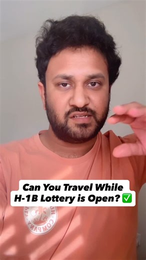 Sri Harsha on Instagram: "• You can travel outside the USA during H-1B registration • Being physically present in the USA is NOT required • H-1B lottery registration is done only by the employer • March 7 or last day — same lottery chances • H-1B selection is 100% random • Traveling during registration does not affect re-entry • Maintain valid F-1 visa, I-20, EAD & job • Carry employment letter & pay stubs while traveling • If employer doesn’t sponsor, parallel sponsor is allowed • Avoid fake co
