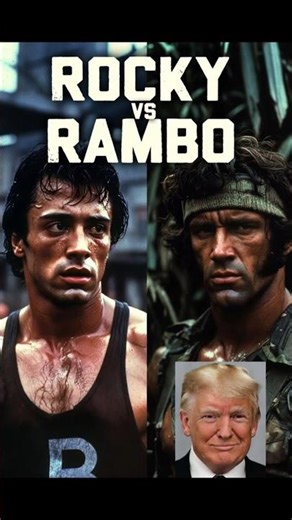 Trump on Rocky vs Rambo: “I Loved Rambo!” Stallone’s Icons Still Reign #shorts #Trump #Stallone