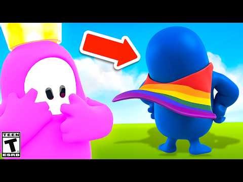 Fall Guys BLUE Skins Can Win? | ANYONE CAN JOIN | ⚔️Leaderboard Customs With Viewers!