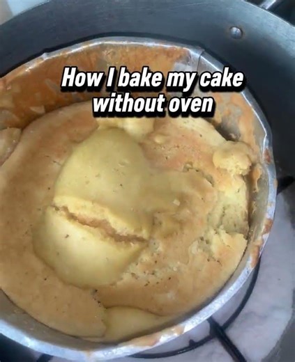 Step by step of how bake my cake without oven