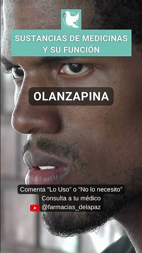 Olanzapina - Sustancias activas en medicinas y sus indicaciones #PLM #medicamentos #farmacia 182