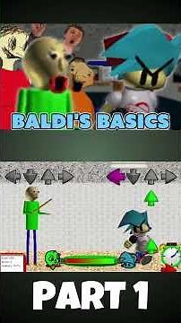 FNF - Baldi's Basics Madness V2 [PART 1] (DEMO) (FNF MOD) #shorts
