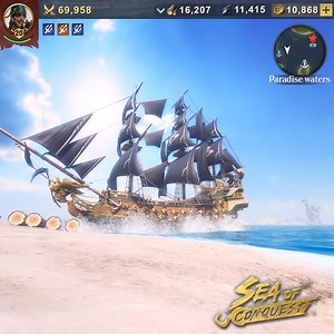 60 reactions · 5 comments | Rule the seas, build your fleet, and become the ultimate pirate king in our strategy game. | Sea of Conquest | Facebook