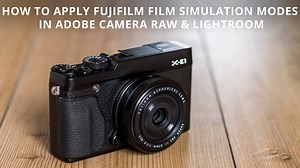 Fujifilm Film Simulation Modes for Raw files in Lightroom |