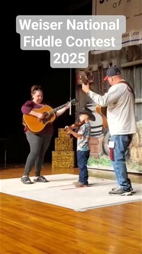 Bradley competed at the Weiser National Fiddle Contest 2025. #fiddlemusic #kidmusician