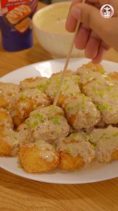 Ganito ang mangyayare sa Crispy Tofu Squares pag nilagyan mo ng Creamy Sauce! | Hungry Mommy