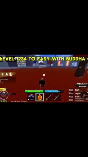 I Reached LEVEL 1234 with ONLY Buddha Fruit! 💀 (Wait for the end)