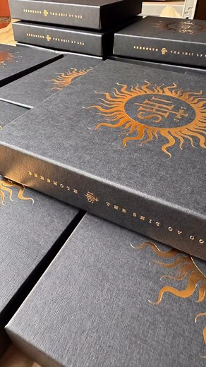 The clamshell boxes for the upcoming @behemothofficial four singles on 7’’ release just arrived! Only the set of all 4 will come in this box. Can’t wait to premiere the whole thing!! Only at behemoth-store.com , very limited and signed! @nergal69 @orion669 #behemoth #inferno #seth #nergal #orion #behemothwebstore #premiummerchandise #theshitovgod | Behemoth Webstore