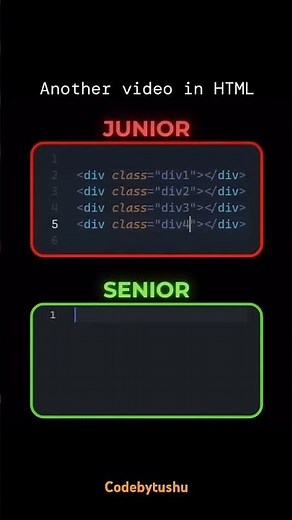 HTML Basics to Advanced: Mastering Junior & Senior Level Skills!" #webdevelopment #css #html