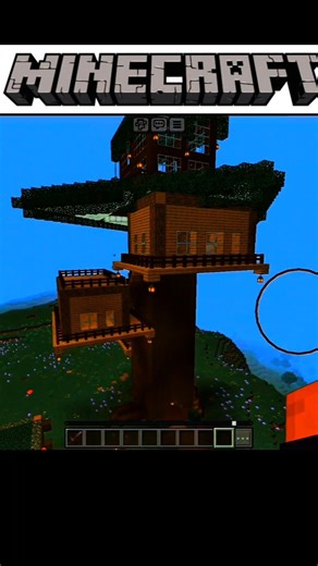 Minecraft biggest tree house#minecraft #gaming #viral