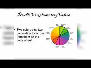 Double complementary and square colour scheme