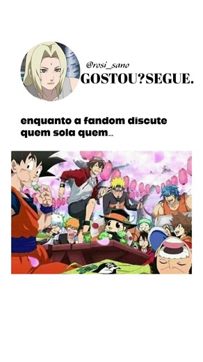 a fandom brigando e eles seriam amigos se se encontrassem#anime#otaku#crossover#animesbr#fandom