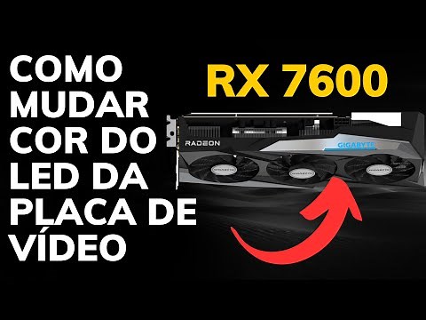 HOW TO CHANGE THE LED COLOR OF AMD AND NVIDIA VIDEO CARD - STEP BY STEP