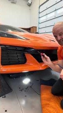 Corvette C8 Z06 and E-Ray Front Splitter Installation