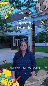 6.2K views · 95 reactions | A message from our new AES principal, Mrs. Douglas. | Appomattox Elementary School PTO | Facebook