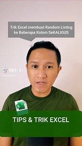 Tutorial Excel: Cara Membuat Data Acak di Beberapa Kolom