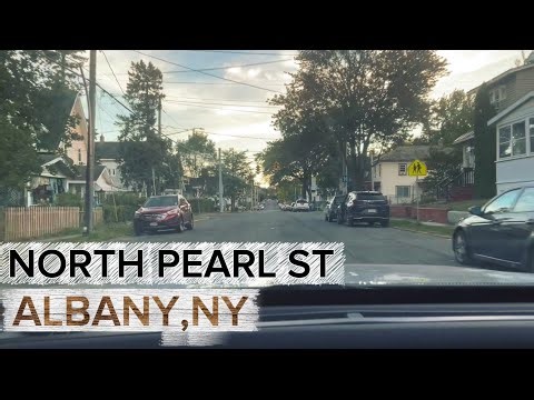 A short tour drive around north pearl street Albany new York