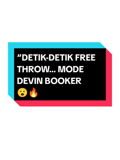 Ketenangan dalam Free Throw: Tips Devin Booker