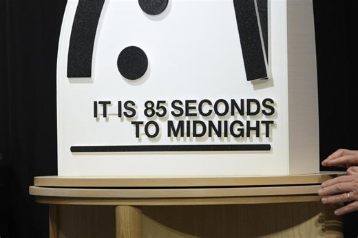 'Doomsday Clock' advances to 85 seconds till midnight