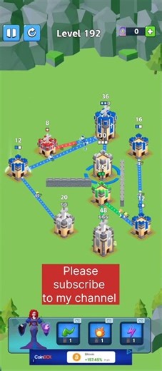 Conquer The Tower Level 192 Gameplay | Strategy & Victory #games #gameplay #gamin