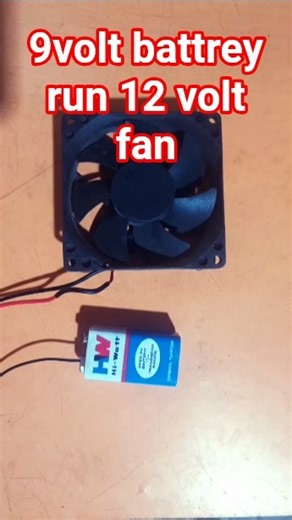 simple test battreyfan #experiment #diy