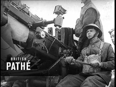 Machine Gun Fires Shells (1940)