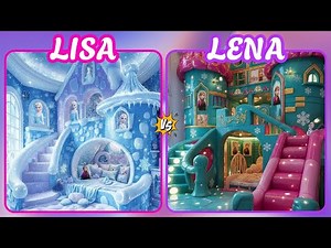 ❄️ Lisa or Lena: Elsa & Anna Room Makeover – Choose Your Frozen Dream Bedroom! 🛏️✨