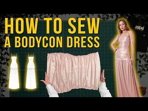 How To Sew A Bodycon Dress (with FREE Sewing Pattern)
