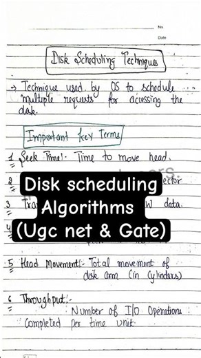 disk scheduling Algorithms| Operating System important Ugc Net computer science | jpwebdevelopers