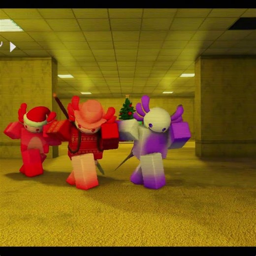 Axolotl Backrooms jumpstyle #roblox #animation #moonanimator #moon #backrooms #music #dance #fypシ