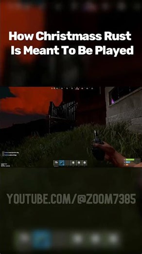 This Rust Christmas update is TO EASY 💀 #rust #christmas #rustgame #rustpvp #rustclips #shorts